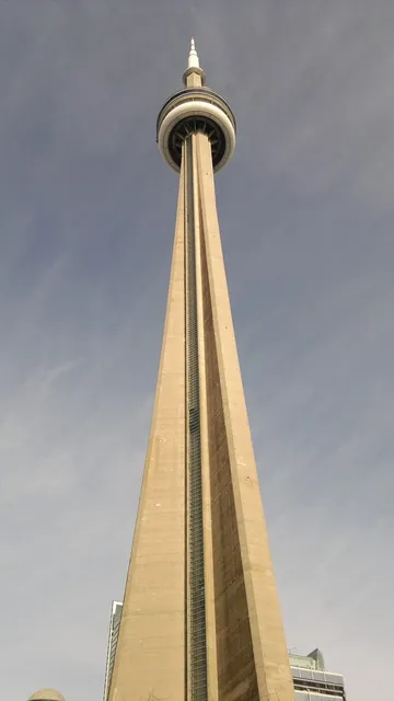 Toronto CN Tower dangle earrings - handmade reclaimed wood