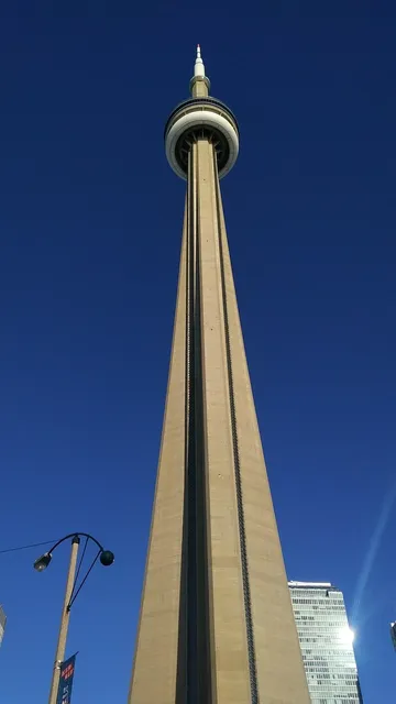 Toronto CN Tower dangle earrings - handmade reclaimed wood