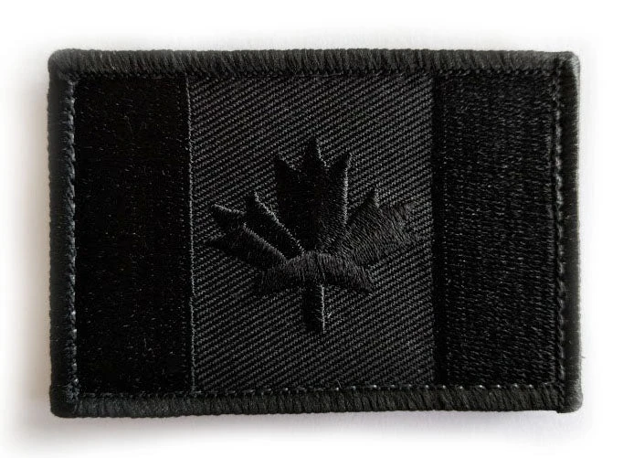 Canadian Flag Morale Patch - Velcro-Backed Embroidery