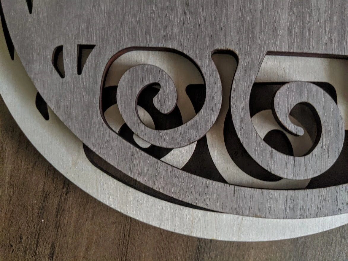 Personalized Monogram Wooden Sign / Placard, Handmade