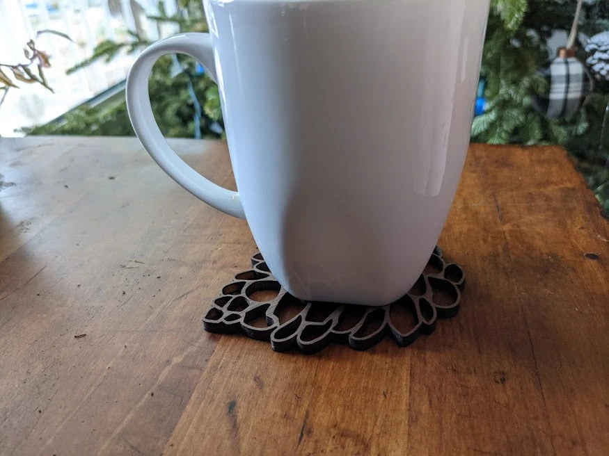 Handmade Pinecone Coaster Set of 4 or 6