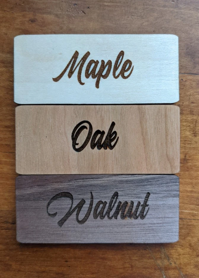 Personalized Name Christmas Ornament Monogram - Wood